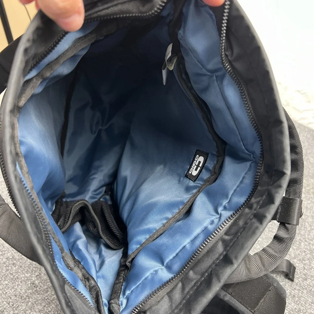 OGIO Walmart Connect Logo Versatile Backpack Zippered Black Handle Padded Bag